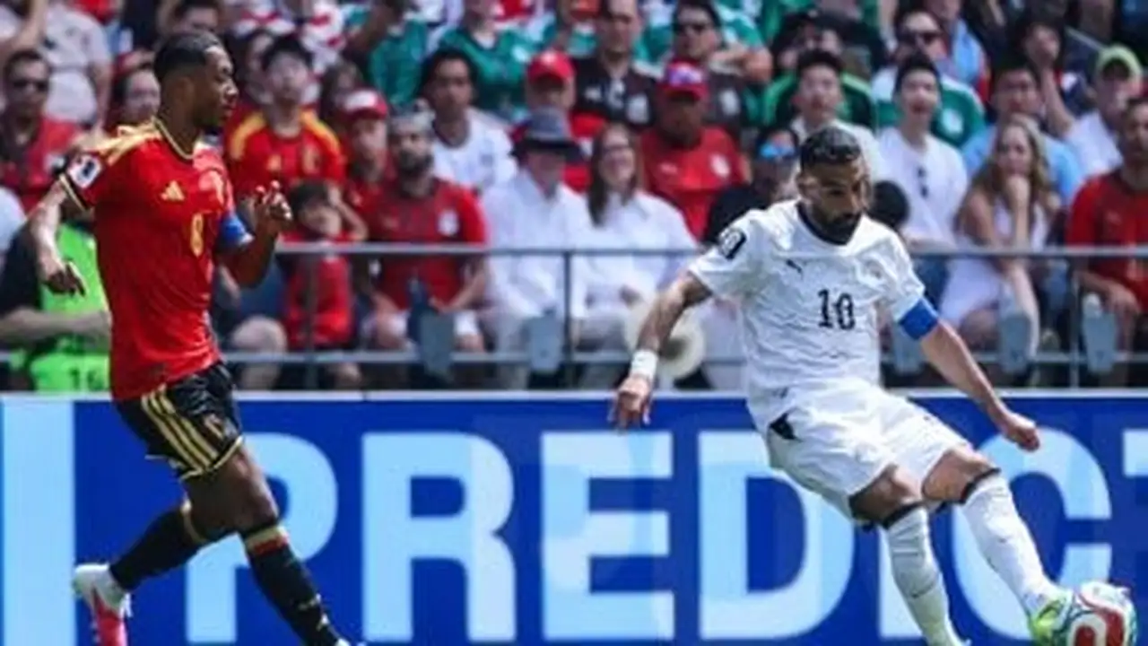 تعادل مثير 1-1 بين مصر وبلجيكا بعد 75 دقيقة من اللعب